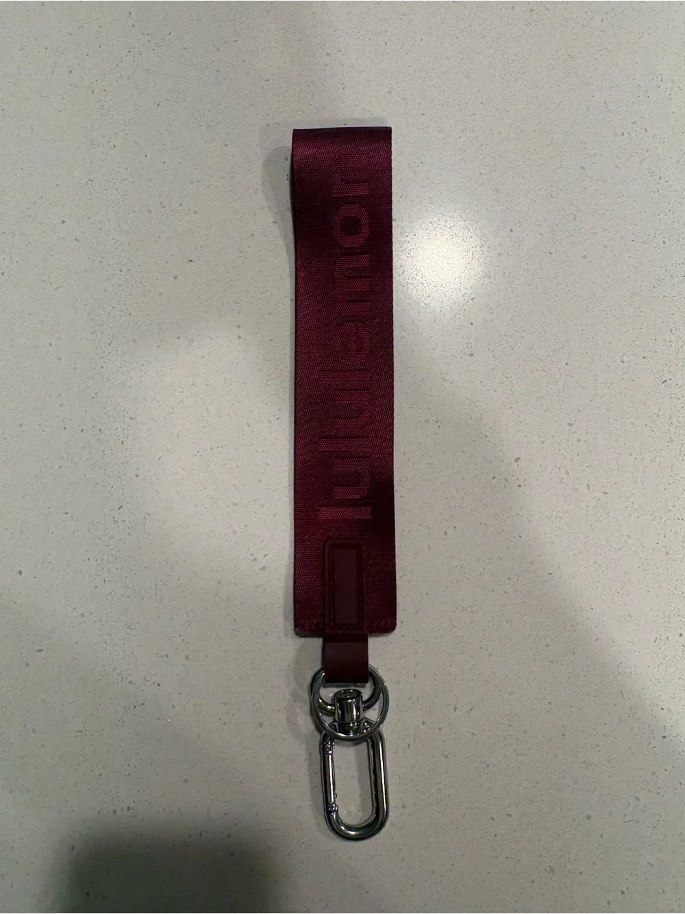lululemon athletica Maroon Strap with Pink Logo
